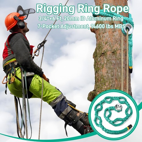 Rigging ring sling rope - rigging,